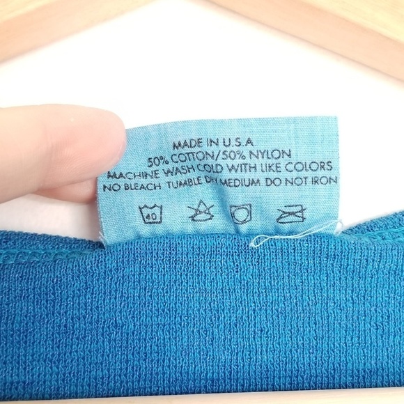 Michael Stars Maternity Blue Short Sleeve Top OS - Picture 4 of 4